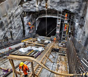 Byggställningar Citytunneln